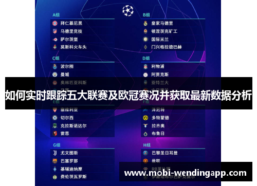 如何实时跟踪五大联赛及欧冠赛况并获取最新数据分析 如何实时跟踪五大联赛及欧冠赛况并获取最新数据分析