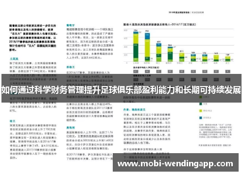如何通过科学财务管理提升足球俱乐部盈利能力和长期可持续发展